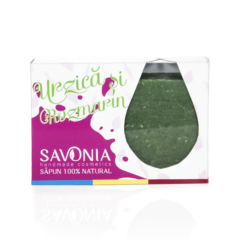 sampon solid urzica si rozmarin, 90 gr-SAVO.00031