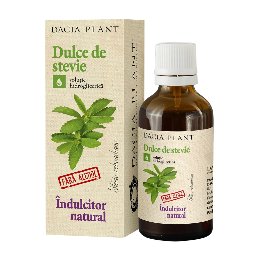 Tinctura dulce de stevie (indulcitor) 50ml-DACP.00569