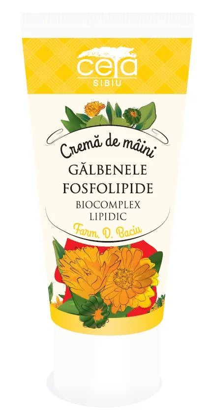 Crema pentru maini cu galbenele si fosfolipide 50 ml-CETA.00036