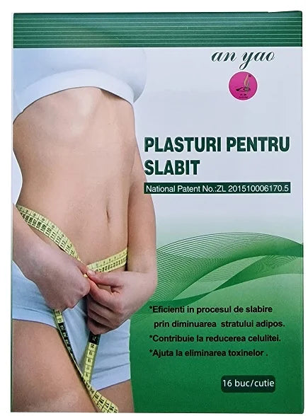 Plasturi pentru Slabit, 7.5 cm x 7.5 cm, 16 bucati-NATD.00108