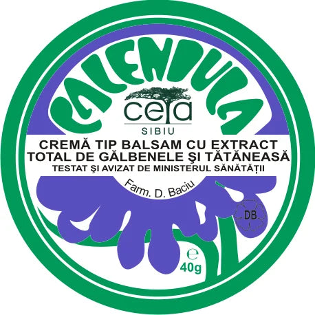 Crema cu galbenele si tataneasa 40 gr / 50 ml-CETA.00025