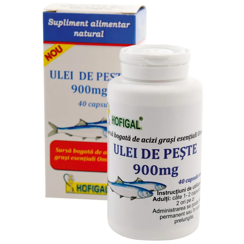 Ulei Peste 900 mg, 40 capsule moi-HOFI.00260