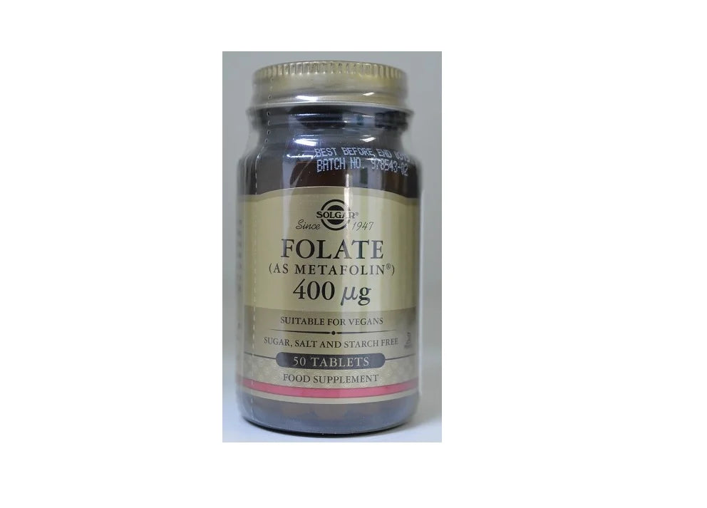 Folate (Metafolin) 400 mcg, 50 comprimate-SOLG.00026