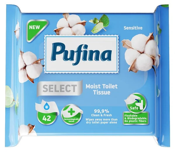 Pufina Select hartie igienica umeda Sensitive-ELCA.00028