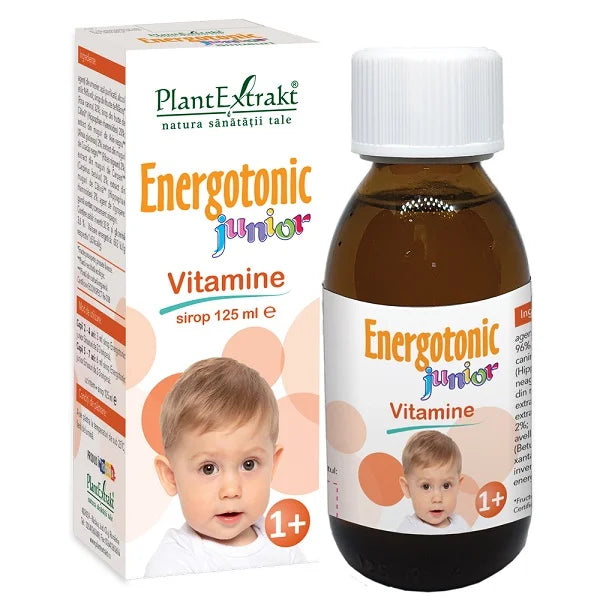 Energotonic Junior Vitamine Sirop, 125 ml-PLAX.00240
