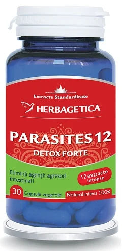 Parasites 12 Detox Forte, 30 cps-HERB.00982