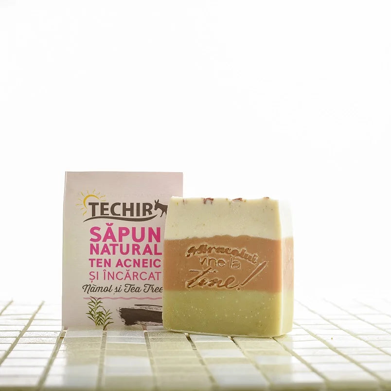 Sapun pentru ten acneic si incarcat, 120 gr ±10 gr-TECH.00003