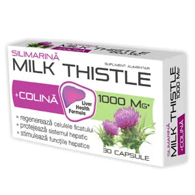 Milk Thistle + Colina, 30 cps-ZDRO.00401