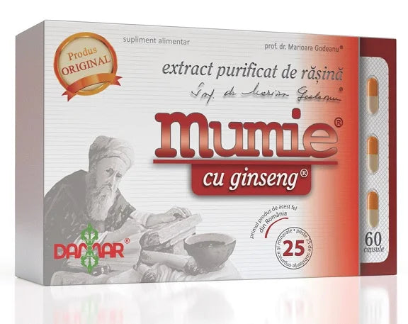 Mumie-extract rasina + ginseng 60cps-DAMG.00021