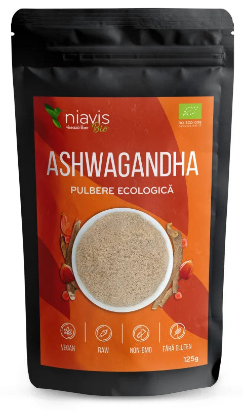 Ashwagandha Pulbere Ecologica (Bio), 125 g-NIAV.00011