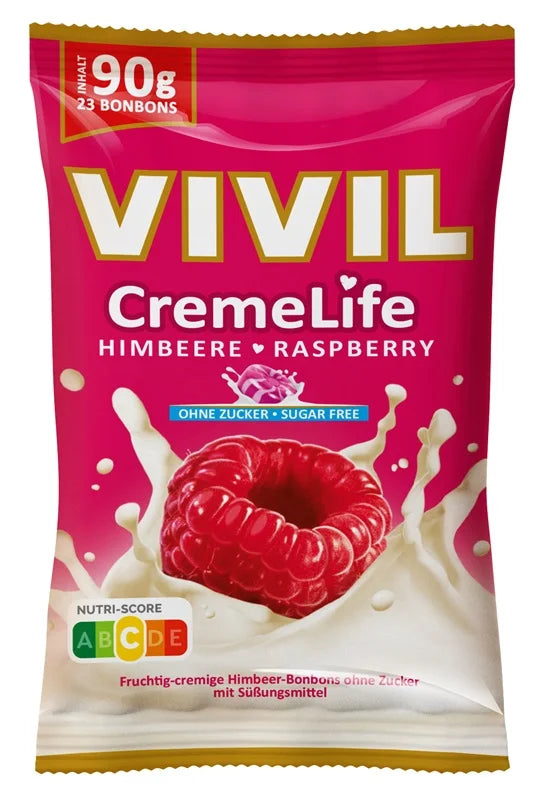 Creme Life zmeura, fara zahar Vivil, 90 gr-VIVI.00074