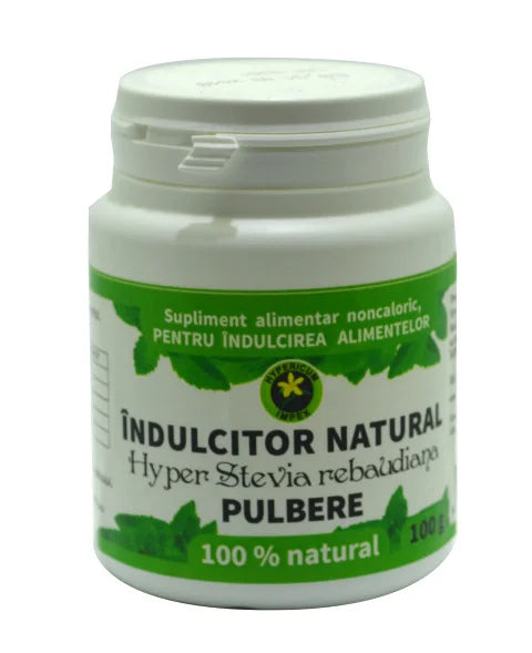 Hyper Stevia Rebaudiana Pulbere, 100 g-HYPE.00411