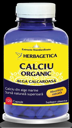 Calciu Organic, 120 cps-HERB.00929