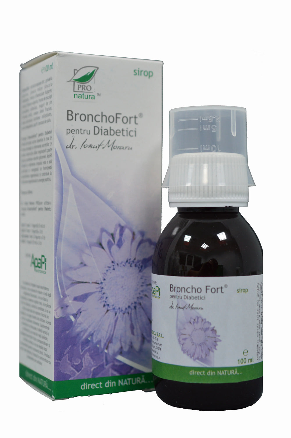 Bronchofort Diabetici Sirop, 100 ml-MEDI.00018