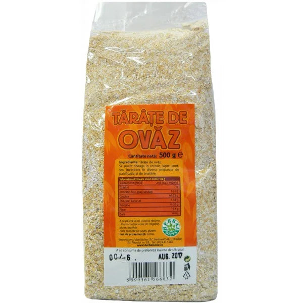 Tarate de Ovaz, 500 g-HERB.00901