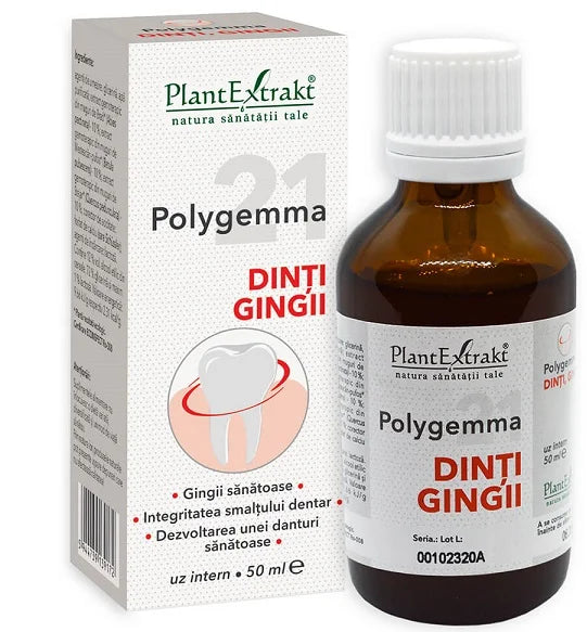 Polygemma 21 Dinti Gingii, 50 ml-PLAX.00226