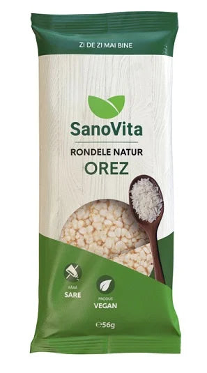 Rondele de orez simple, 56 gr-SANO.00258