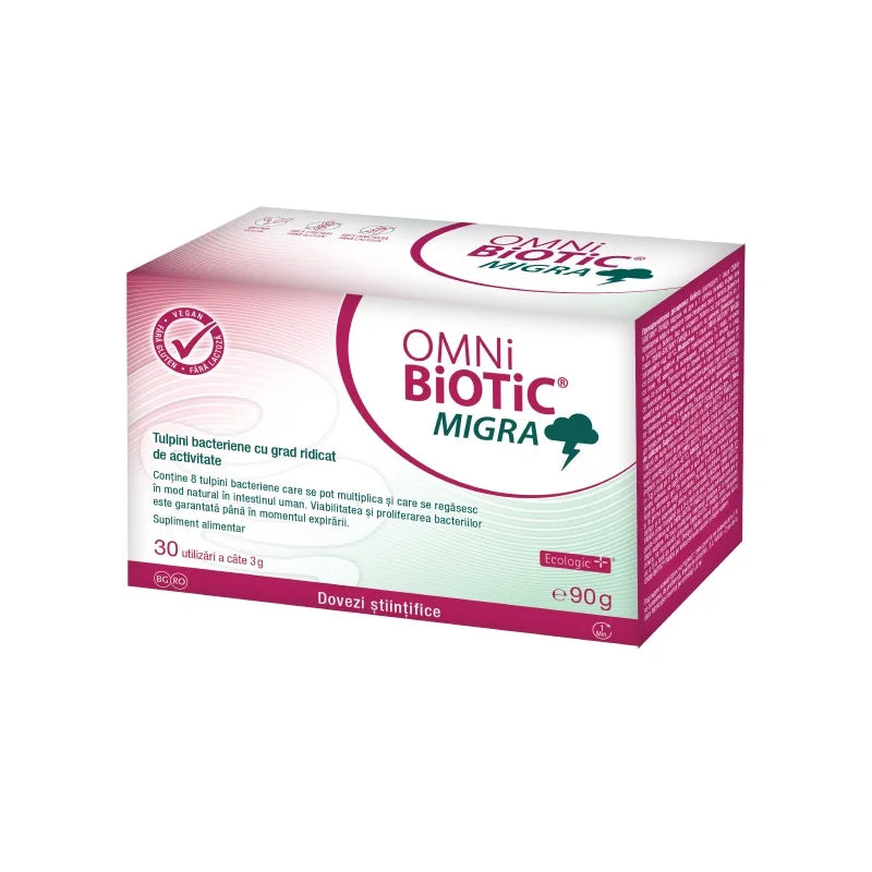 Omni-Biotic Migra, 3 gr × 30 dz-VDRA.00017