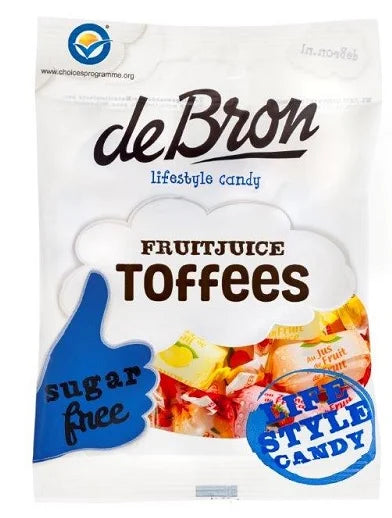 Caramele aroma fructe fara zahar & gluten 90gr-DEBR.00003