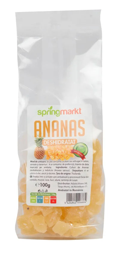 Ananas deshidratat, 100 gr-ADAM.00518