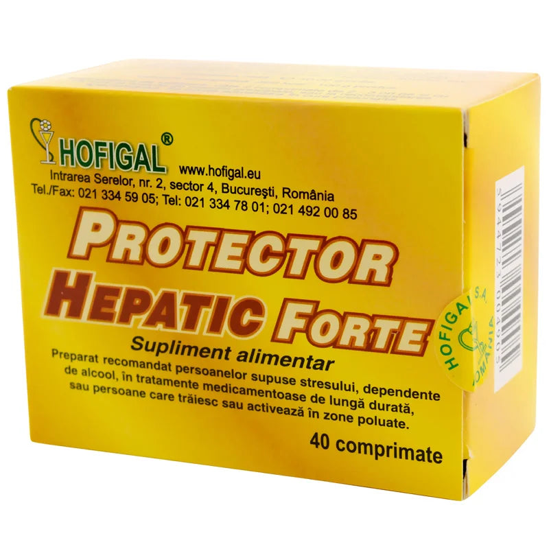 Protector Hepatic Forte, 40 comprimate-HOFI.00124