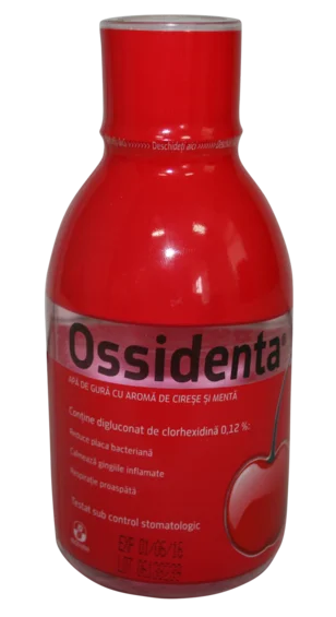 Apa de gura Ossidenta cu cirese si menta, 250 mililitri-BIOF.00078