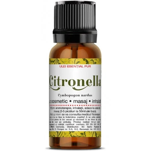 Ulei esential de citronella, 10 ml-SANT.00246