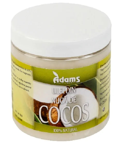 Ulei de cocos 250 ml (uz alimentar)-ADAM.00237