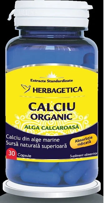 Calciu Organic, 30 cps-HERB.00361