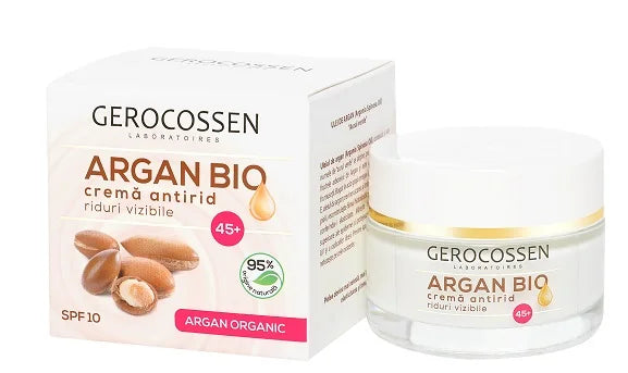  Crema Antirid Riduri Vizibile (45+) – Argan Bio, 50 ml-GERO.00409