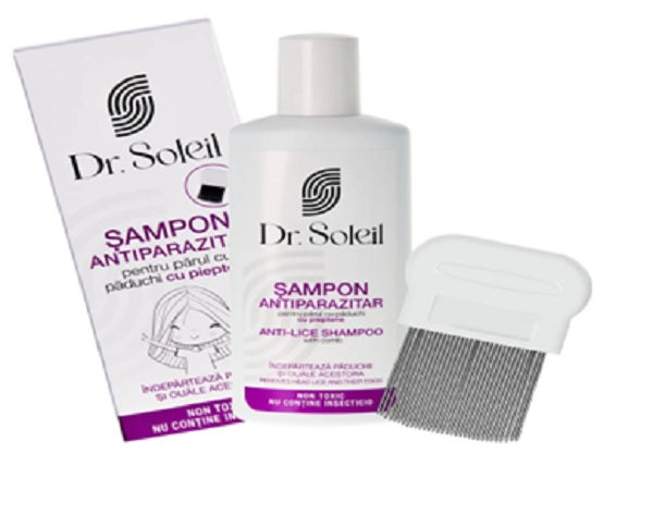 Sampon antiparazitar 200ml + pieptene - Dr.Soleil