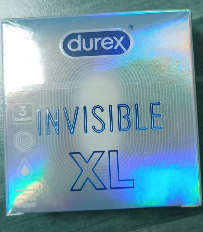 Durex invisible xl 3buc - Durex