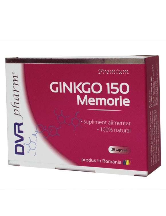 Ginkgo 150 mg Memorie 20 cps-DVRP.00073