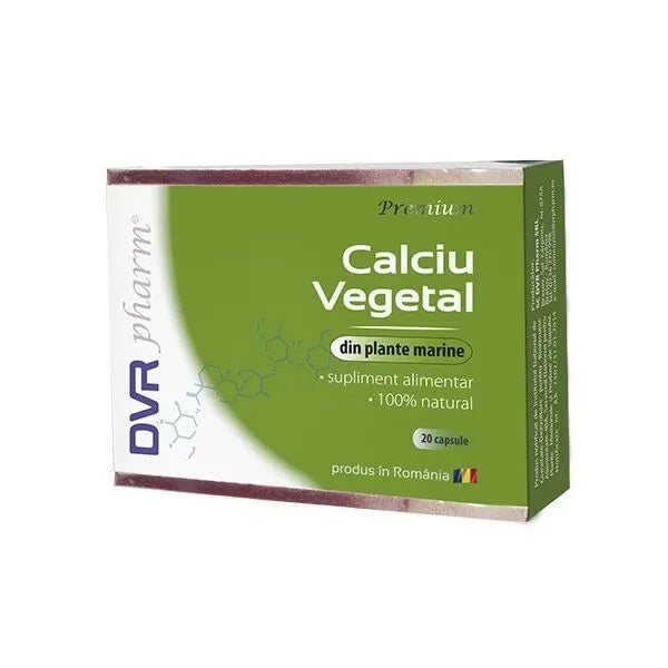 Calciu vegetal 20cps - Dvr Pharm