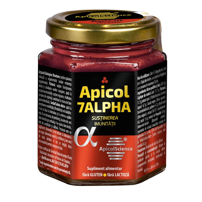 Apicol 7alpha (miere rosie) 200ml - Synergy Plant Products S.R.L