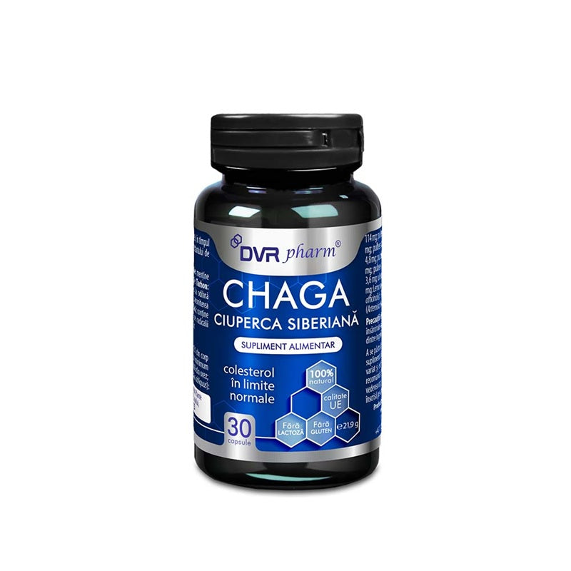 Chaga ciuperca siberiana 30cps - Dvr Pharm