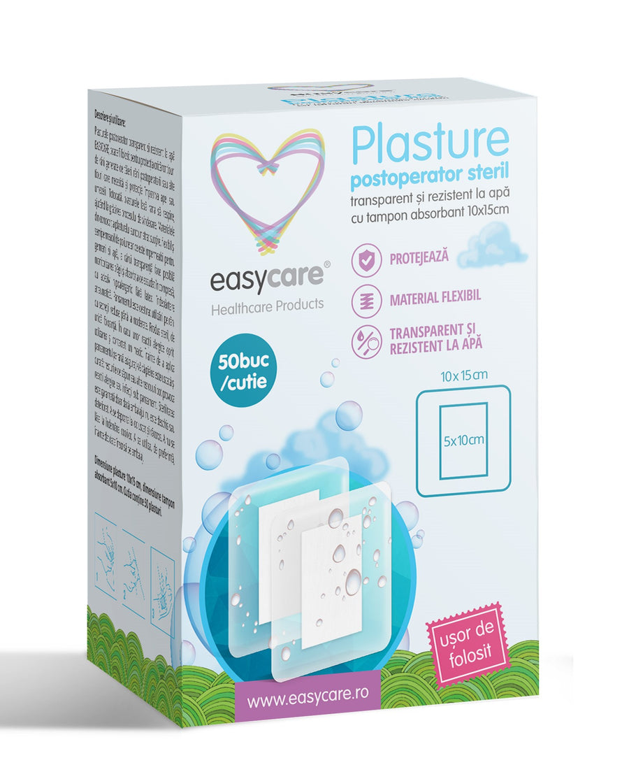 Plasture postoperator steril 10 x 15 cm-EASY.00096