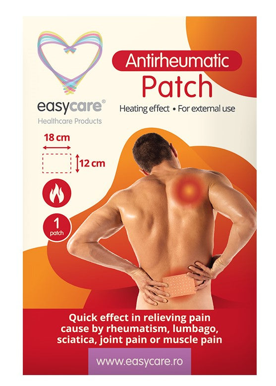 Plasture antireumatic efect incalzire 12x18cm - Easy Care