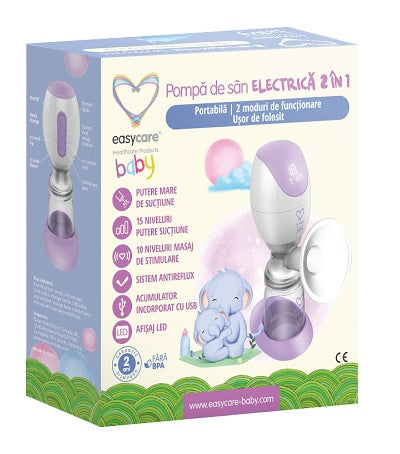 Pompa de san electrica 2in1 electrica portabila - Easy Care Baby