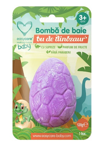 Bomba de baie ou de dinozaur lavanda 120gr - Easy Care Baby