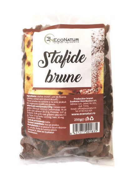 Stafide brune 250gr - Eco Natur
