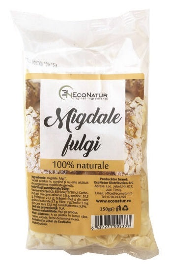 Fulgi migdale 150gr - Eco Natur