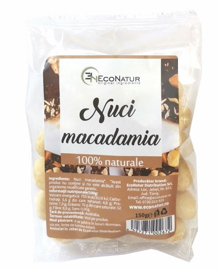 Nuci macadamia 150gr - Eco Natur