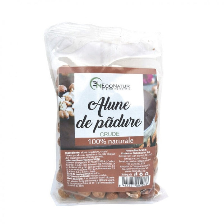 Alune de Padure Crude 250 gr-ECON.00057