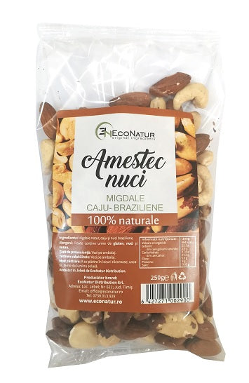 Amestec 3 nuci 250gr - Eco Natur
