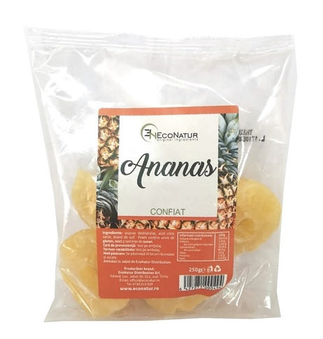 Ananas confiat 250gr - Eco Natur
