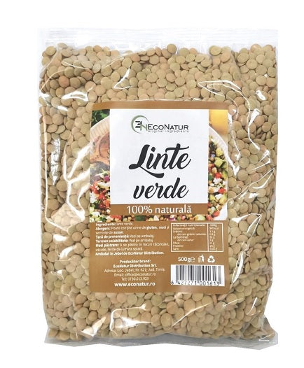 Linte verde 500gr - Eco Natur