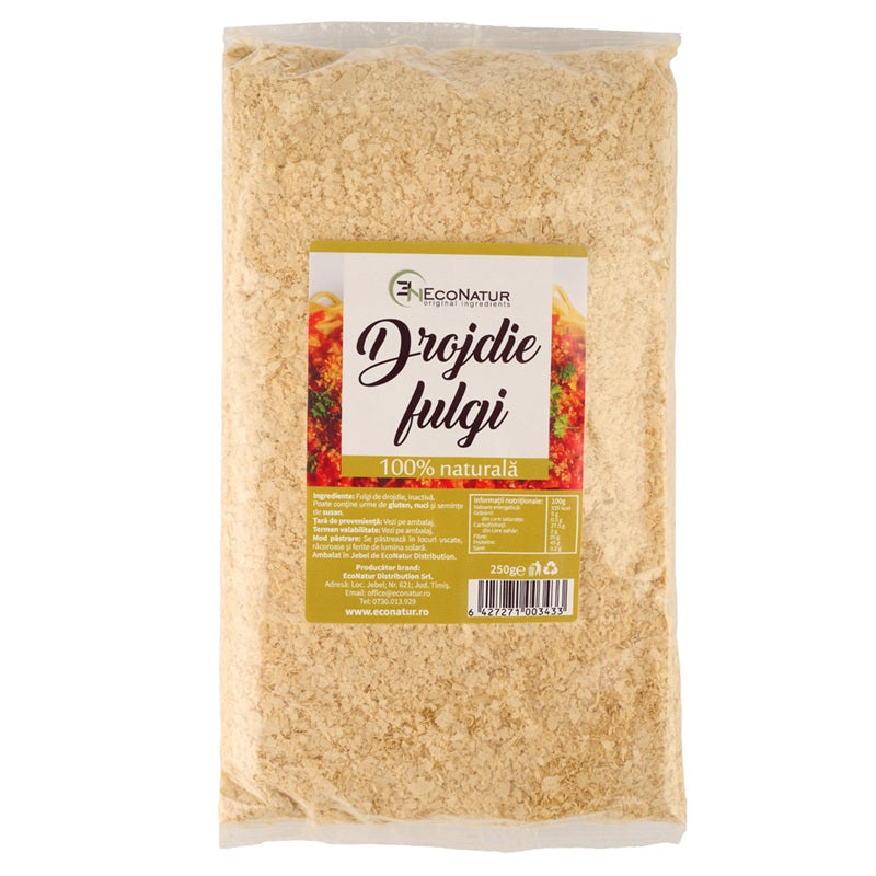 Fulgi drojdie inactiva 250gr - Eco Natur