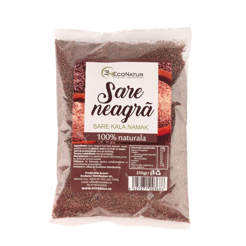 Sare neagra kala namak fina 250gr - Eco Natur