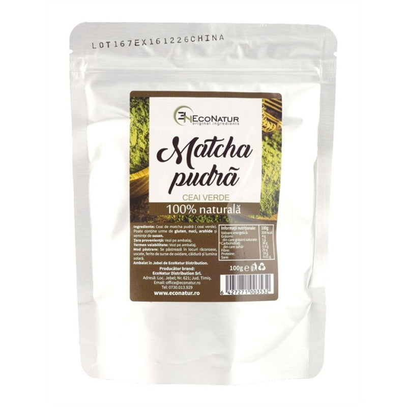 Ceai de matcha pudra 100gr - Eco Natur
